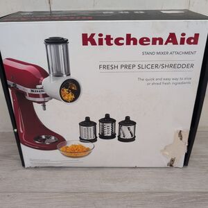 KitchenAid Stand Mixer Attachment Fresh Prep Slicer/Shredder KSMVSA OEM